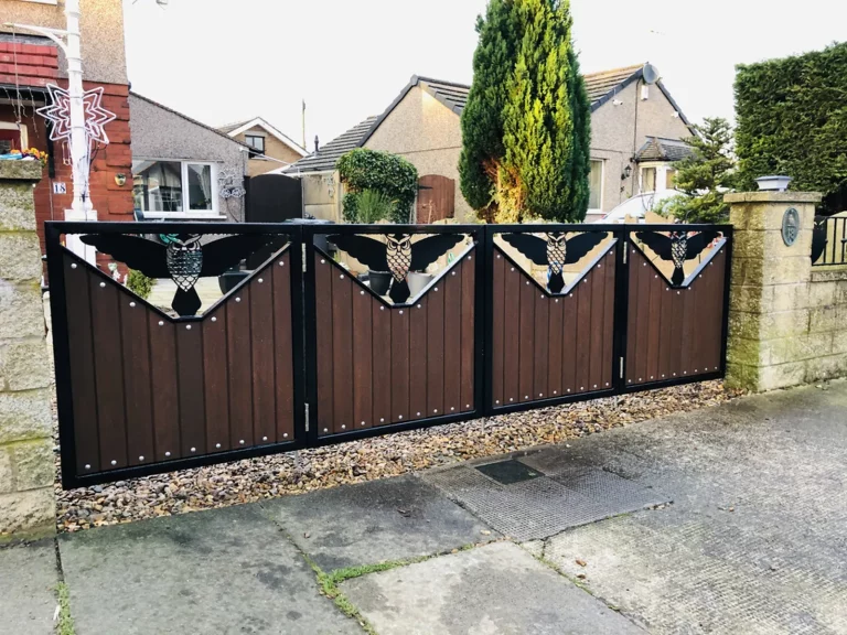 Bespoke Owl Themed Driveway Gate