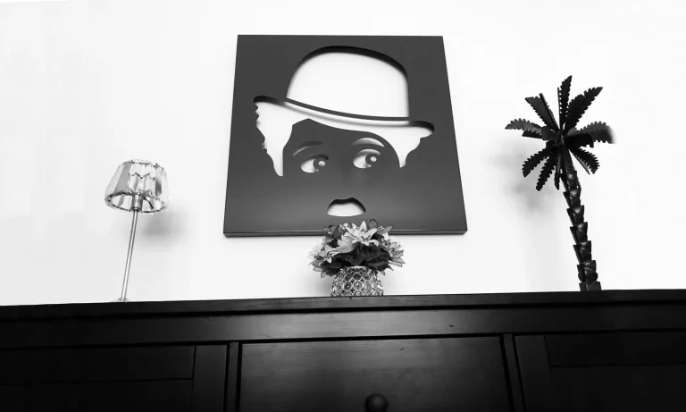 Charlie Chaplin Custom Metal Wall Art