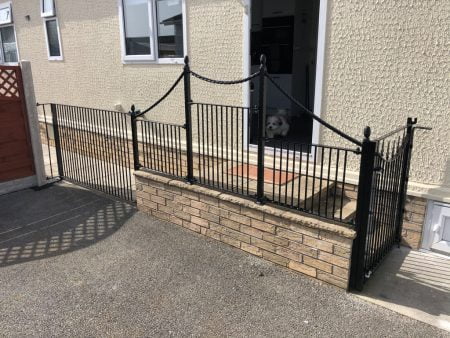 Traditional Bars Side Gate Simple Effective